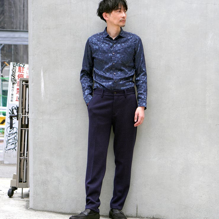 ストレッチサテンジャカードシャツ | NICOLE | 詳細画像23 