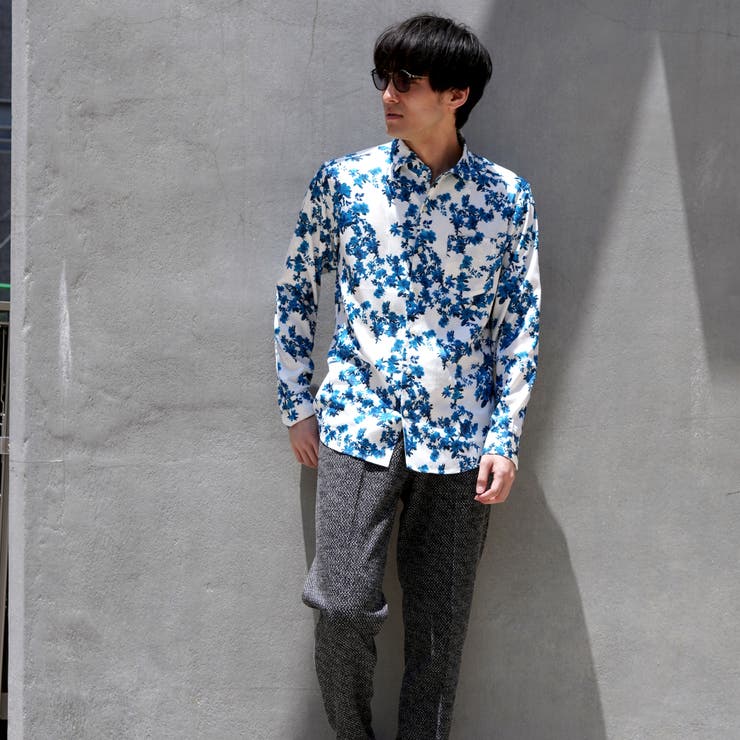 ストレッチサテンジャカードシャツ | NICOLE | 詳細画像25 