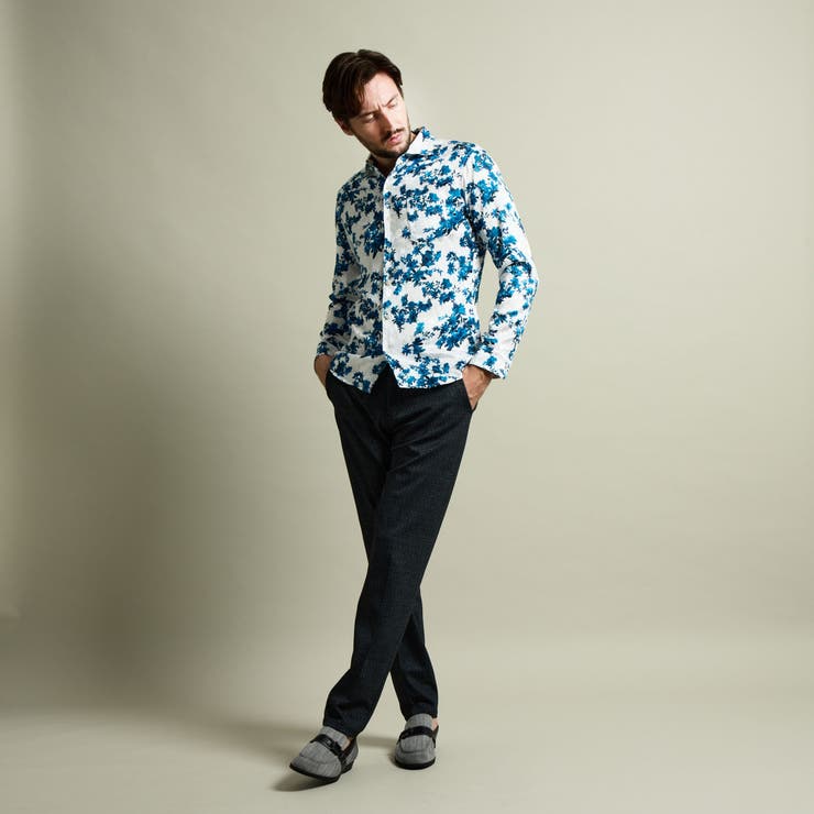 ストレッチサテンジャカードシャツ | NICOLE | 詳細画像6 