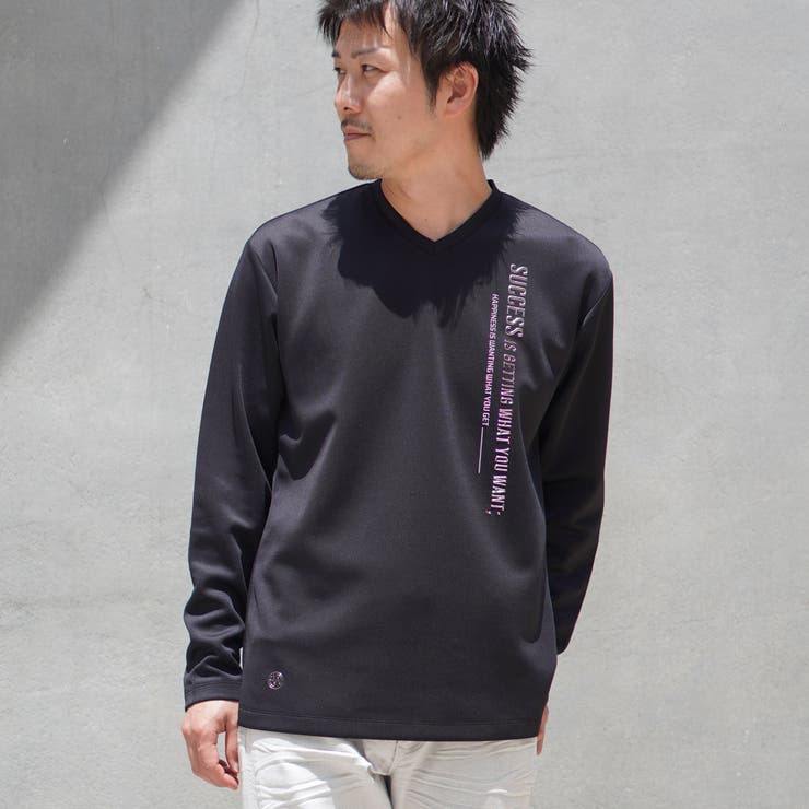 ジェルプリントVネック長袖プルオーバー | NICOLE | 詳細画像18 