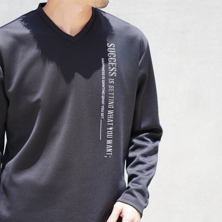 ジェルプリントVネック長袖プルオーバー | NICOLE | 詳細画像19 