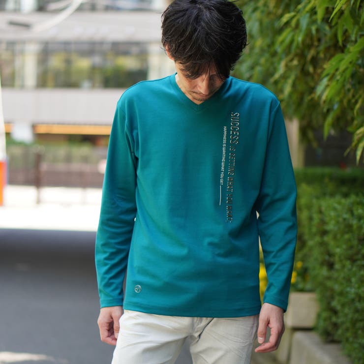 ジェルプリントVネック長袖プルオーバー | NICOLE | 詳細画像20 