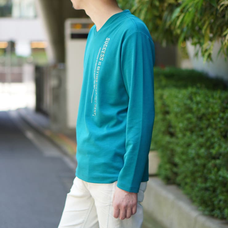 ジェルプリントVネック長袖プルオーバー | NICOLE | 詳細画像21 