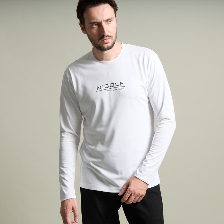 【関税込み】長袖クルーネックTシャツ 2枚セット 綿100％ポケット付クルーネック長袖Tシャツ【大きいサイズ有