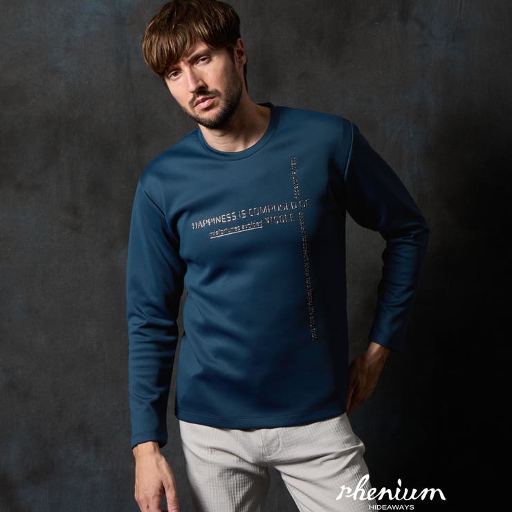 【WEB限定】メタルジェルプリントクルーネックプルオーバー | NICOLE | 詳細画像1 