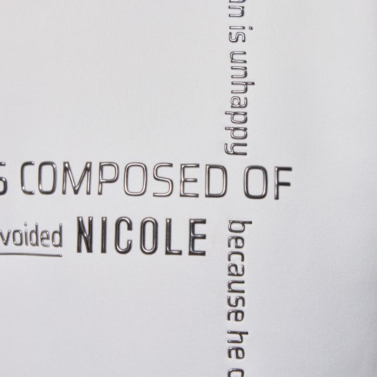 【WEB限定】メタルジェルプリントクルーネックプルオーバー | NICOLE | 詳細画像11 