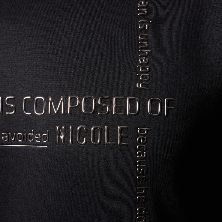 【WEB限定】メタルジェルプリントクルーネックプルオーバー | NICOLE | 詳細画像12 