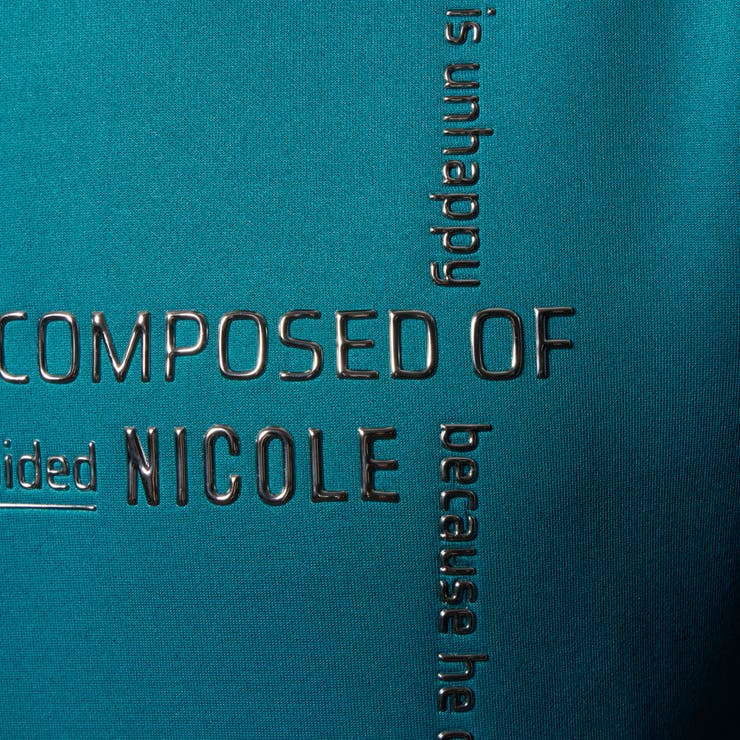 【WEB限定】メタルジェルプリントクルーネックプルオーバー | NICOLE | 詳細画像13 