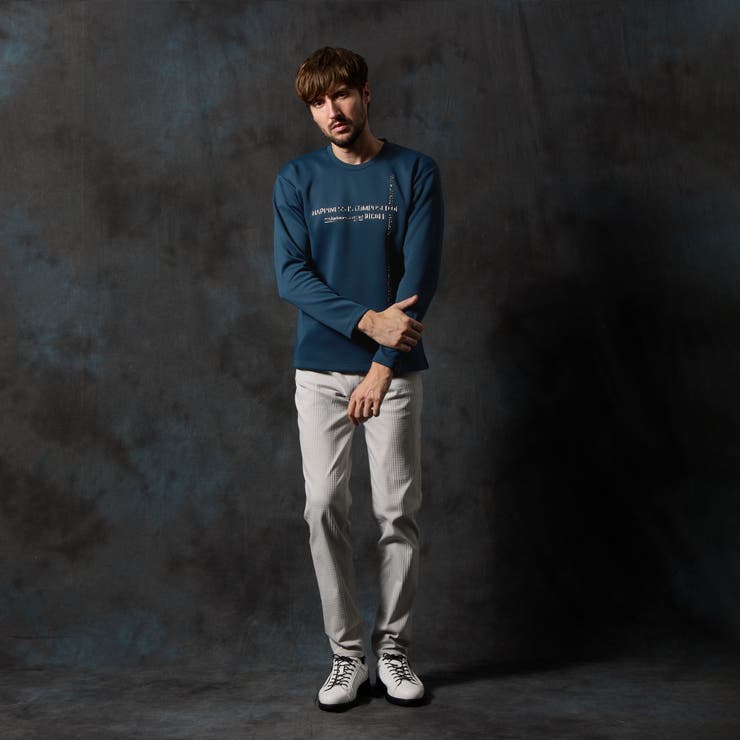 【WEB限定】メタルジェルプリントクルーネックプルオーバー | NICOLE | 詳細画像5 