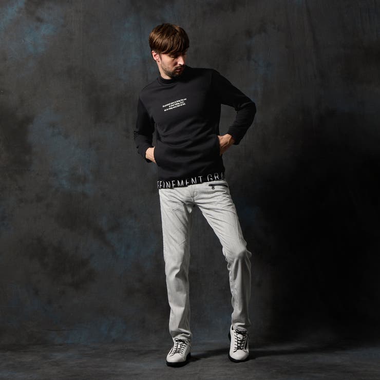 ロゴダンボールモックネックプルオーバー | NICOLE | 詳細画像4 