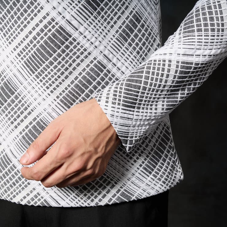 ブリスターチェックＶネックプルオーバー | NICOLE | 詳細画像11 