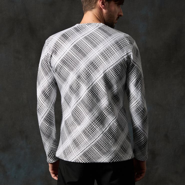 ブリスターチェックＶネックプルオーバー | NICOLE | 詳細画像8 