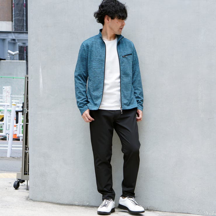 メランジダブルフェイスジップアップブルゾン | NICOLE | 詳細画像16 