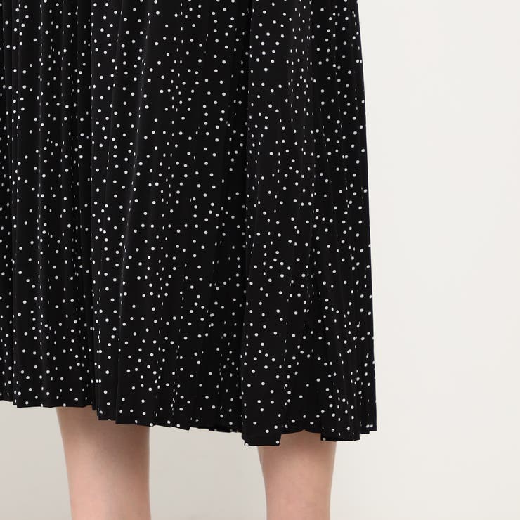 ランダムドットノースリーブプリーツワンピース | NICOLE | 詳細画像13 