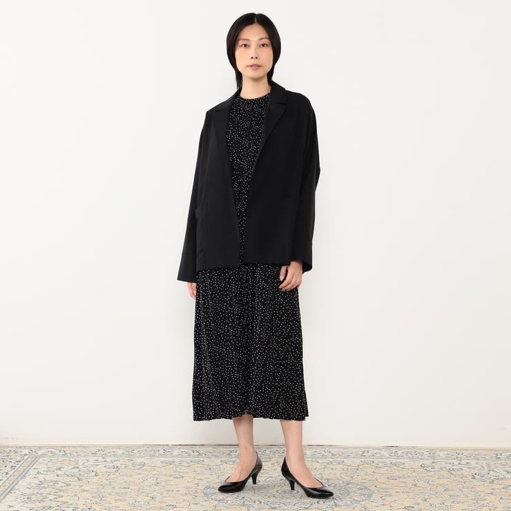 ダークグレー プリーツ ノースリーブワンピース PLEATS PLEASE プリーツプリーズ イッセイミヤケ PP04-JH616