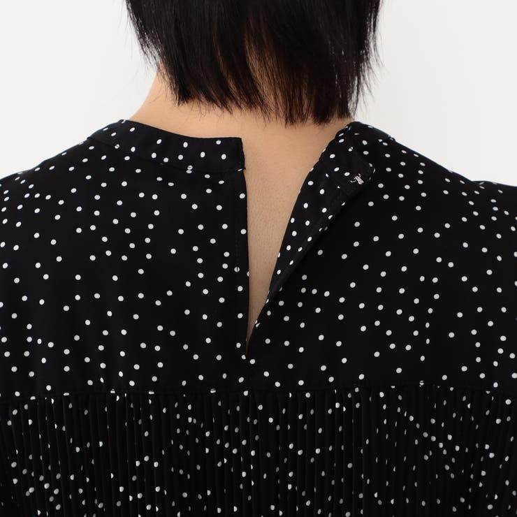 ランダムドットノースリーブプリーツワンピース | NICOLE | 詳細画像8 