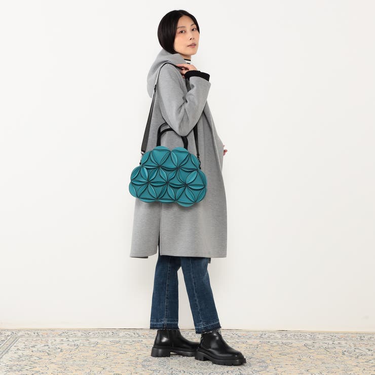 3Dフラワーストラップ付きミニボストンバック | NICOLE | 詳細画像2 