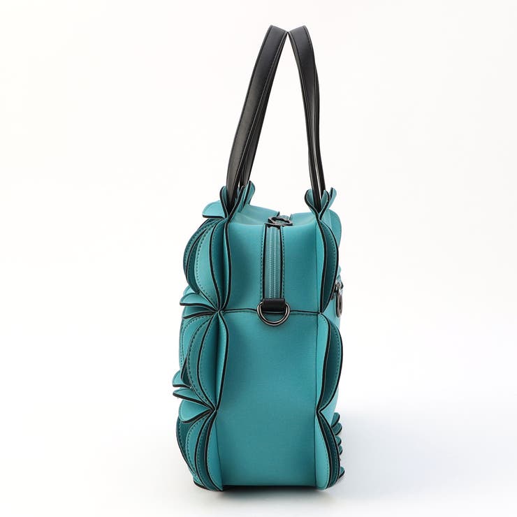 3Dフラワーストラップ付きミニボストンバック[品番：NICW0007073