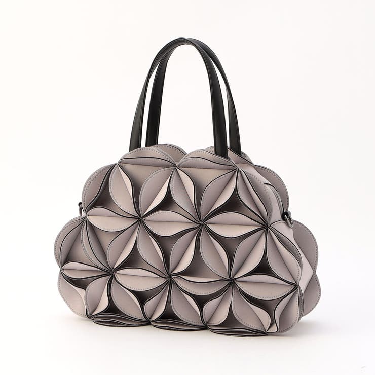 3Dフラワーストラップ付きミニボストンバック[品番：NICW0007073