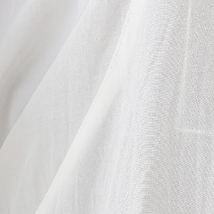 袖ドロスト使い５分袖バンドカラーシャツ | NICOLE | 詳細画像10 