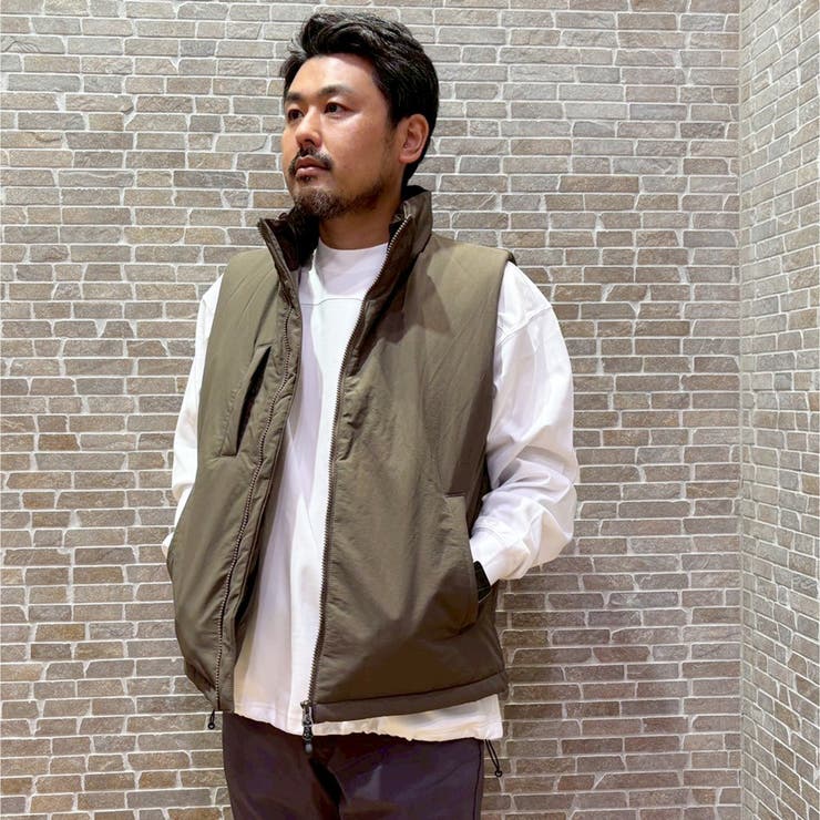 THERMOLITE（サーモライト）スタンドカラー中綿ベスト | NICOLE | 詳細画像21 