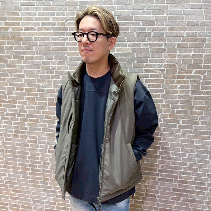 THERMOLITE（サーモライト）スタンドカラー中綿ベスト | NICOLE | 詳細画像25 