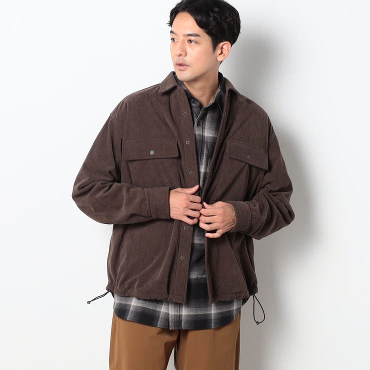 17ダークブラウン | BROOKLYN OVERALL＜ブルックリンオーバーオール＞ポリコール裏起毛マ… | NICOLE