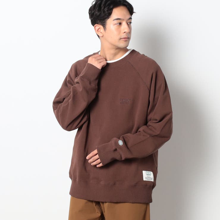 17ダークブラウン | DISCUS(ディスカス）別注USAコットンラグランスウェット | NICOLE