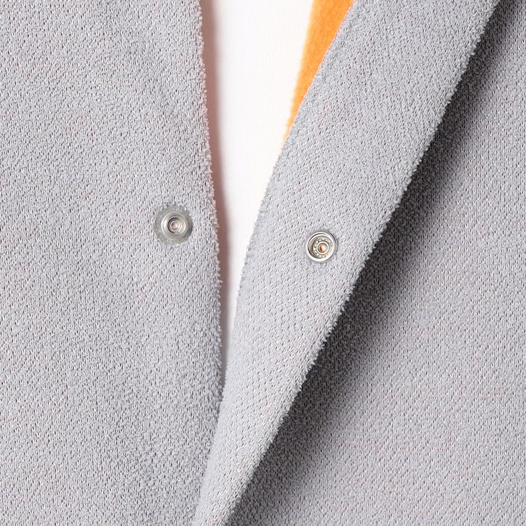 DISCUS(ディスカス）別注インレイ裏シャギーボンディングノーカラーブルゾン | NICOLE | 詳細画像12 