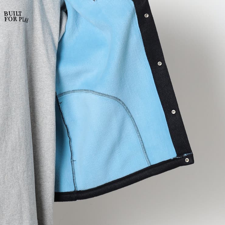 DISCUS(ディスカス）別注インレイ裏シャギーボンディングノーカラーブルゾン | NICOLE | 詳細画像15 