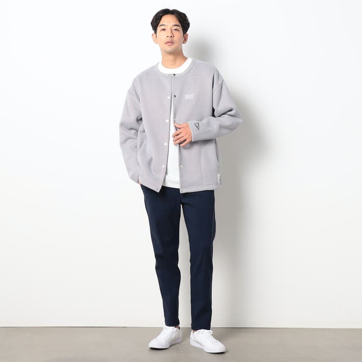 DISCUS(ディスカス）別注インレイ裏シャギーボンディングノーカラーブルゾン | NICOLE | 詳細画像2 