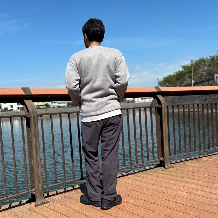 DISCUS(ディスカス）別注インレイ裏シャギーボンディングノーカラーブルゾン | NICOLE | 詳細画像25 