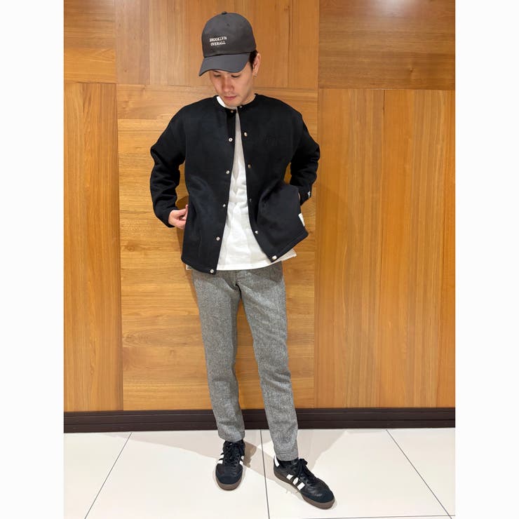 DISCUS(ディスカス）別注インレイ裏シャギーボンディングノーカラーブルゾン | NICOLE | 詳細画像26 