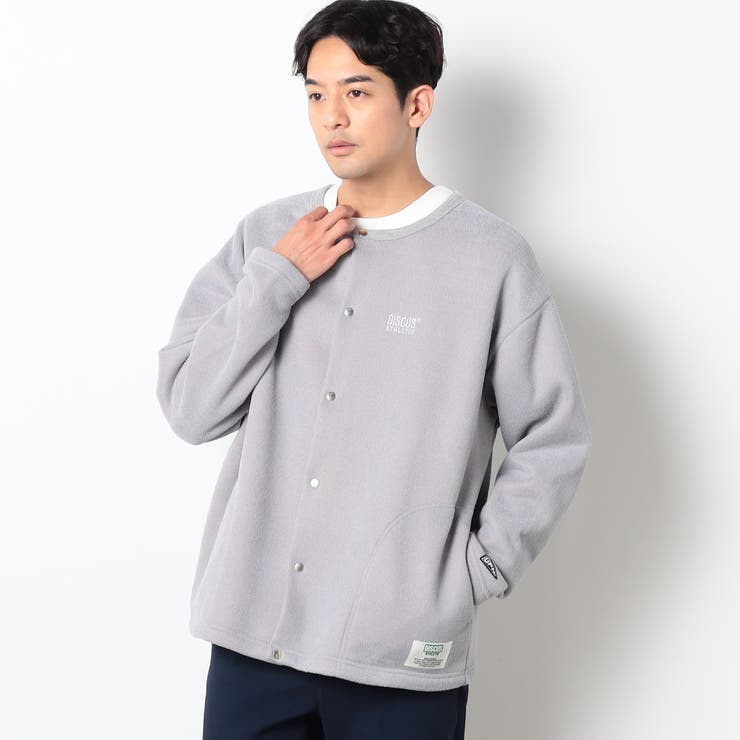 DISCUS(ディスカス）別注インレイ裏シャギーボンディングノーカラーブルゾン | NICOLE | 詳細画像3 