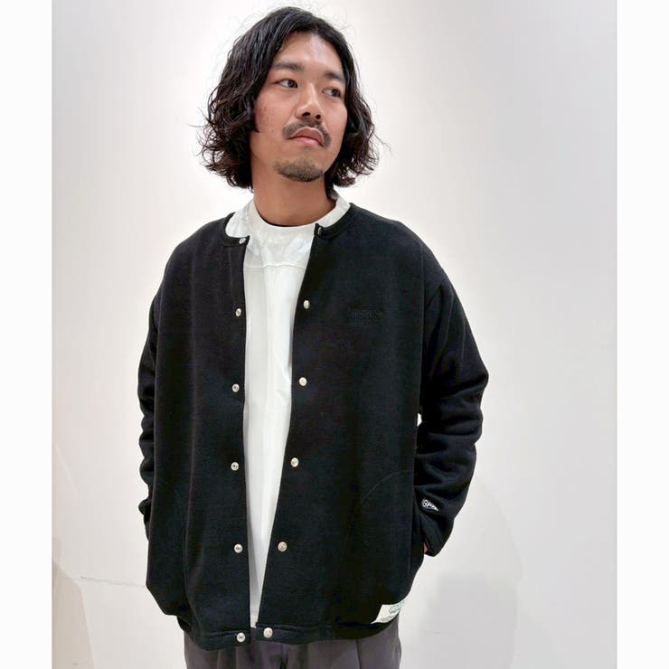 DISCUS(ディスカス）別注インレイ裏シャギーボンディングノーカラーブルゾン | NICOLE | 詳細画像30 
