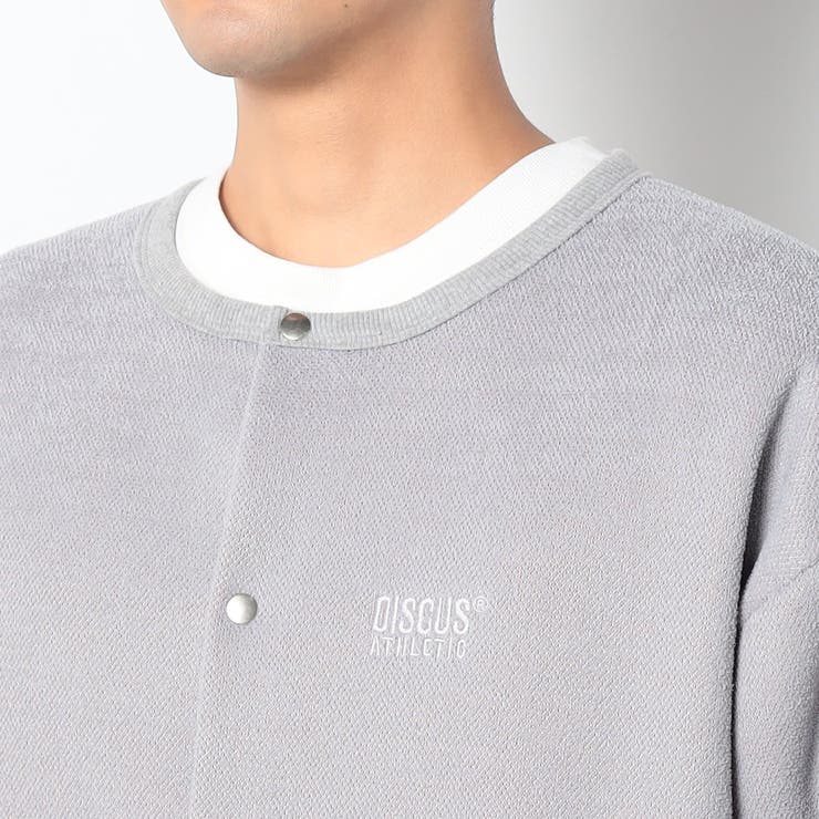 DISCUS(ディスカス）別注インレイ裏シャギーボンディングノーカラーブルゾン | NICOLE | 詳細画像6 