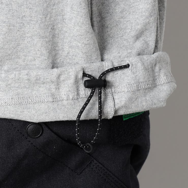 NANGA(ナンガ)別注バックプリントドローコードロングスリーブTシャツ | NICOLE | 詳細画像8 