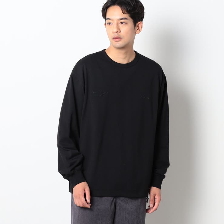 NANGA(ナンガ)別注バックプリントドローコードロングスリーブTシャツ