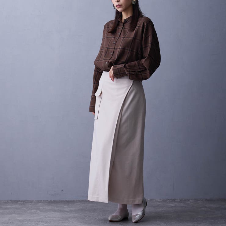 ラップ風タイトスカート | NICOLE | 詳細画像2 