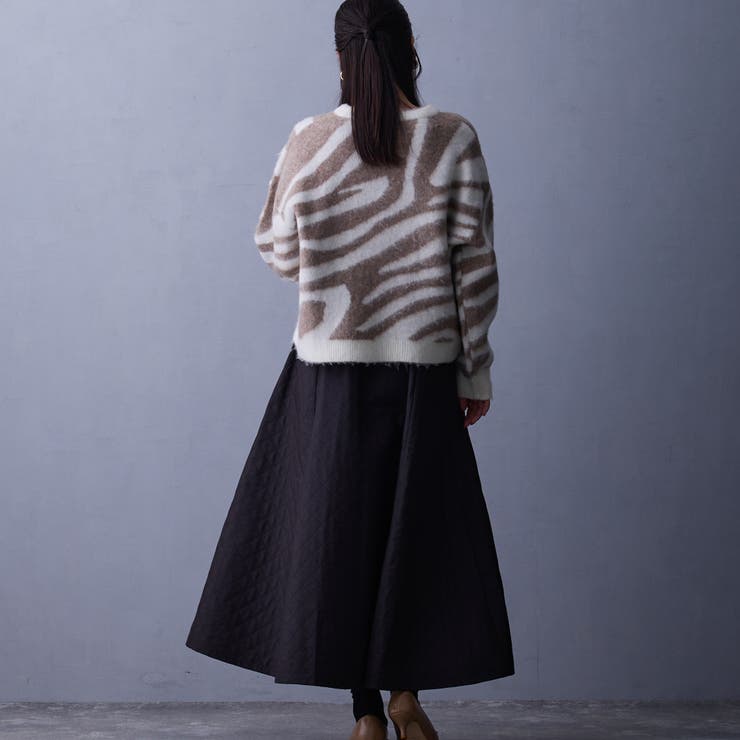 キルティングフレアスカート | NICOLE | 詳細画像12 