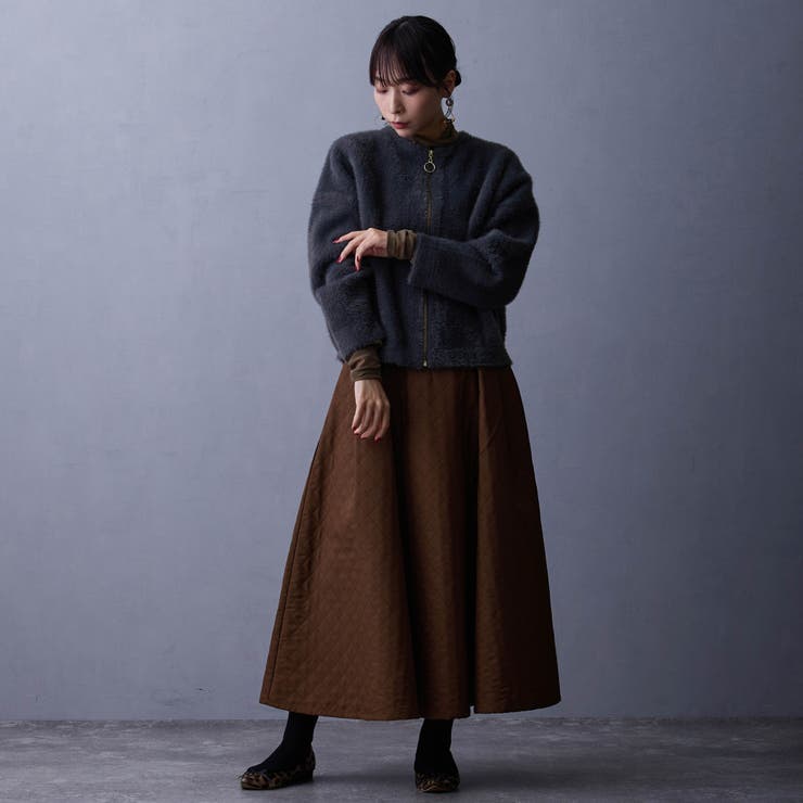 キルティングフレアスカート | NICOLE | 詳細画像2 