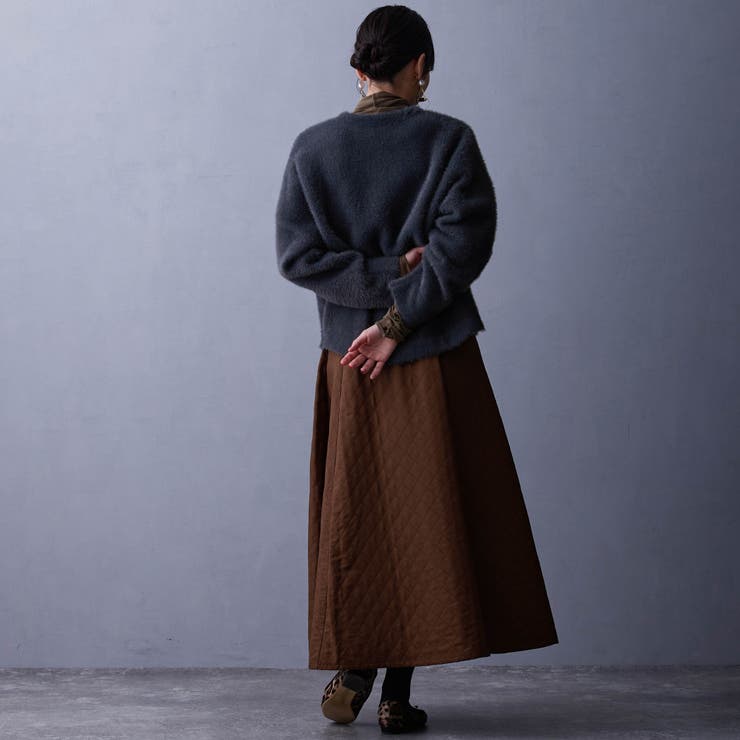 キルティングフレアスカート | NICOLE | 詳細画像3 