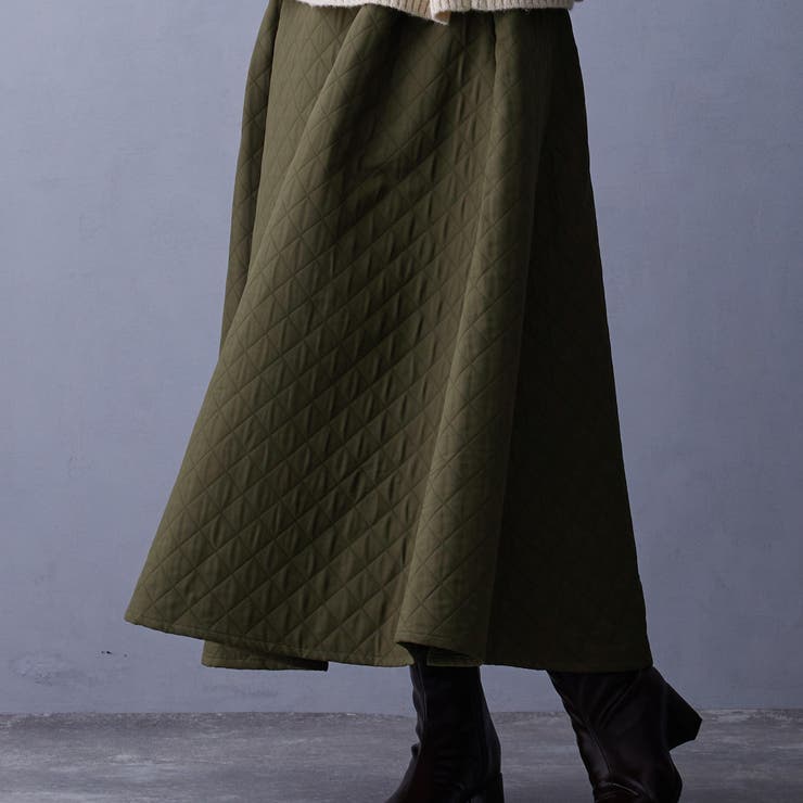 キルティングフレアスカート | NICOLE | 詳細画像8 