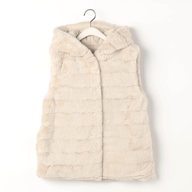 リバーシブルファーベスト | NICOLE | 詳細画像5 