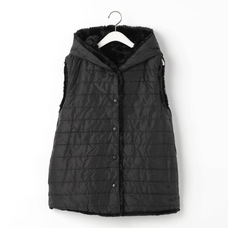 リバーシブルファーベスト | NICOLE | 詳細画像8 