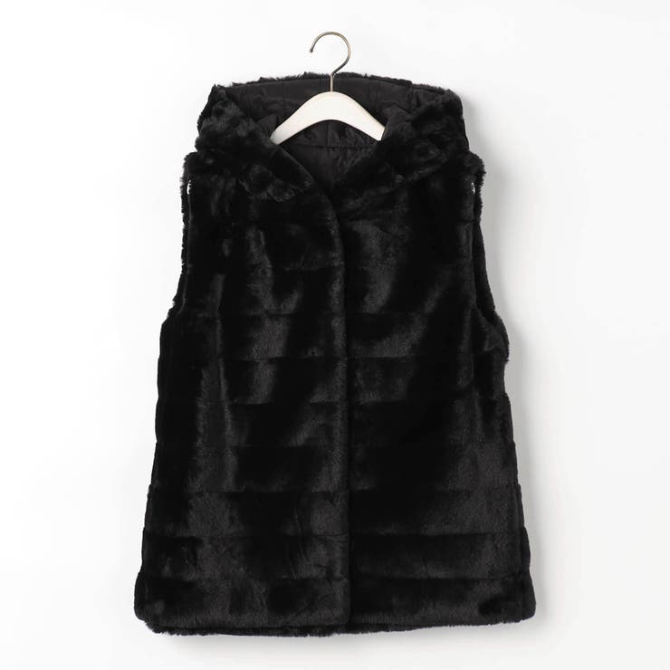 リバーシブルファーベスト | NICOLE | 詳細画像9 