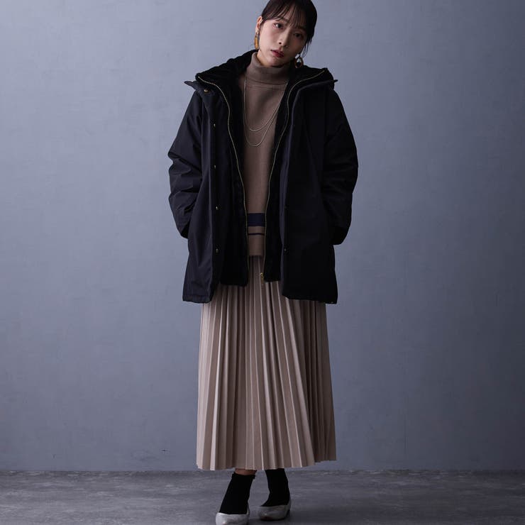 ファーライナー付きドロストダウンブルゾン | NICOLE | 詳細画像8 