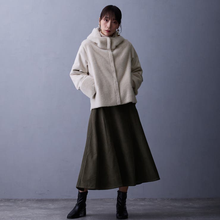 リバーシブルフェイクムートンブルゾン | NICOLE | 詳細画像12 