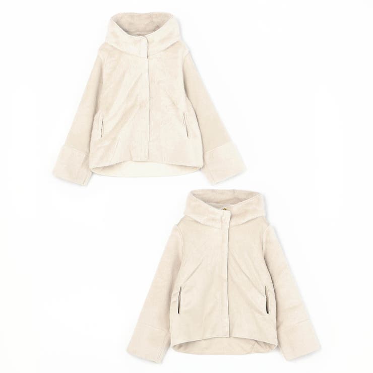 リバーシブルフェイクムートンブルゾン | NICOLE | 詳細画像17 