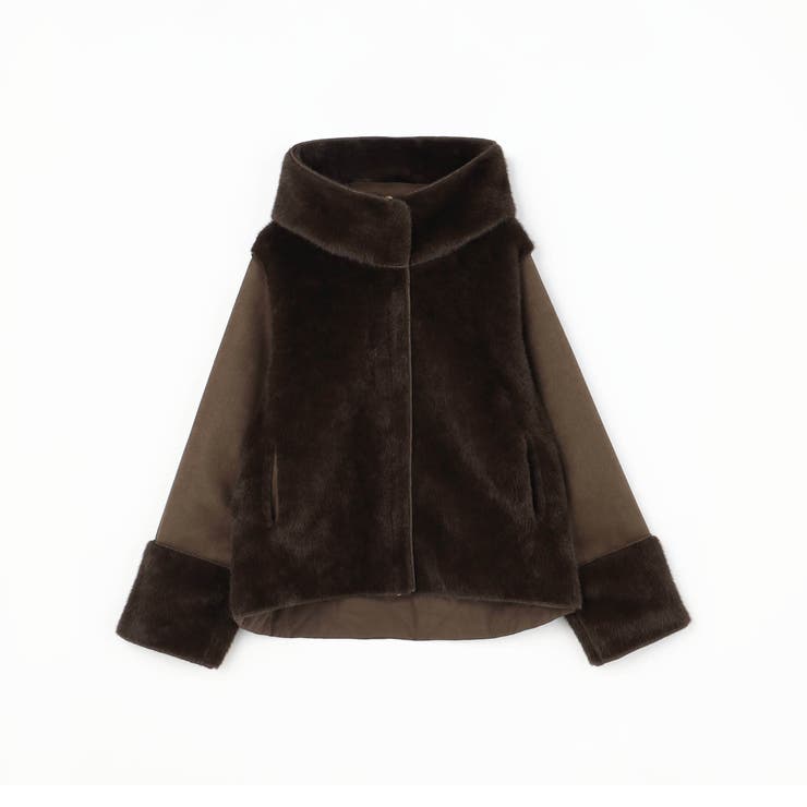 リバーシブルフェイクムートンブルゾン | NICOLE | 詳細画像18 